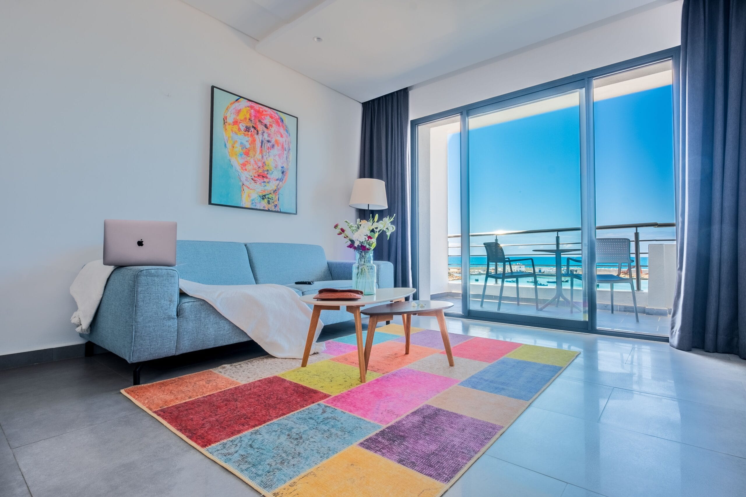 Appartement moderne avec vue mer à Asila32 AppartHotel