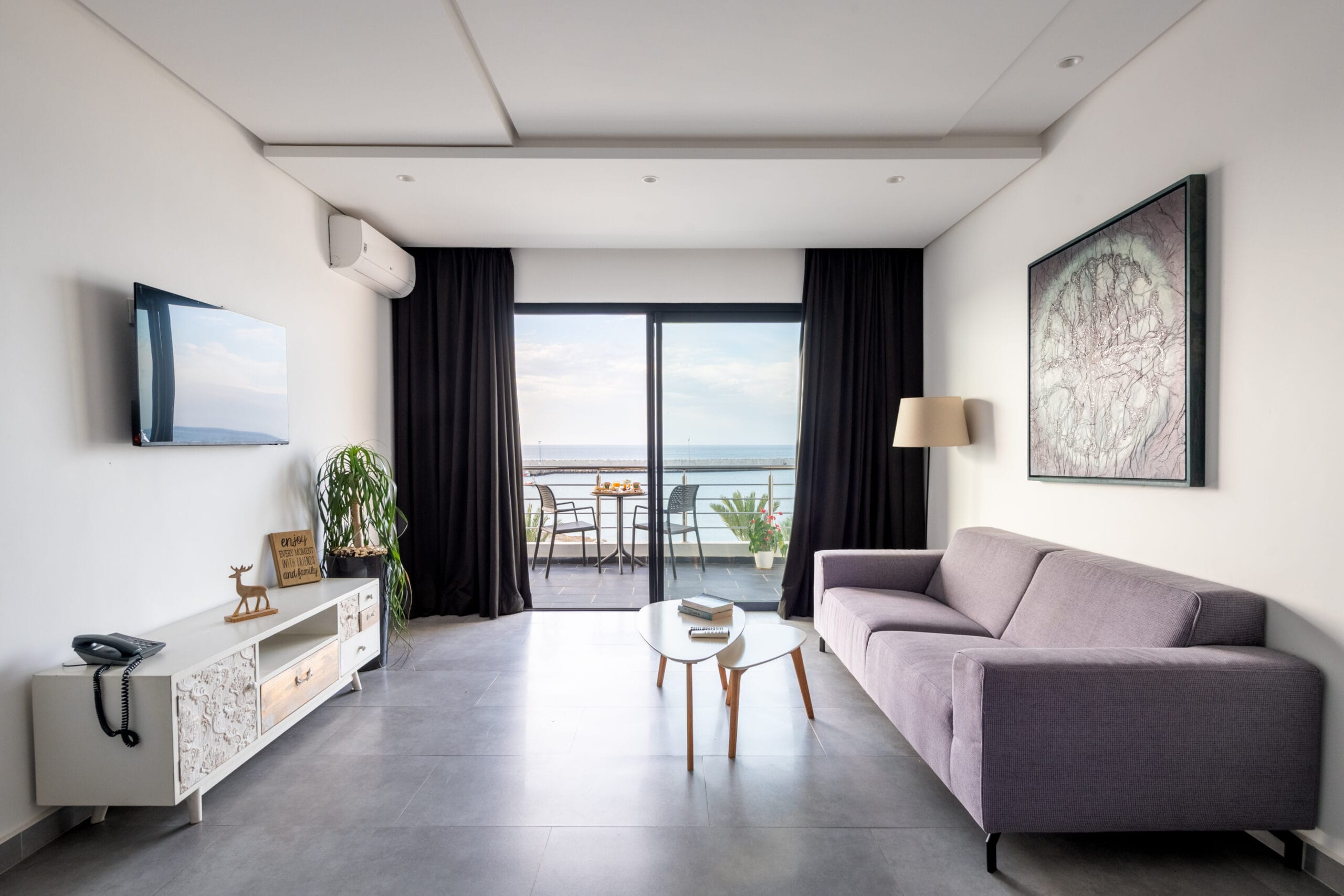 Appartement moderne avec vue mer à Asila32 AppartHotel