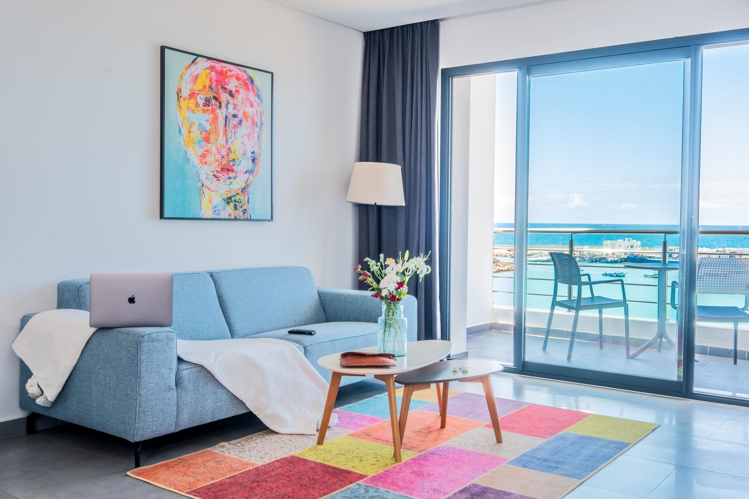 Appartement moderne avec vue mer à Asila32 AppartHotel